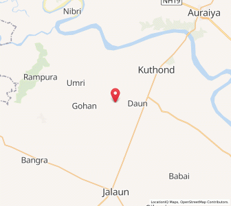Map of Qutabpur, Uttar Pradesh