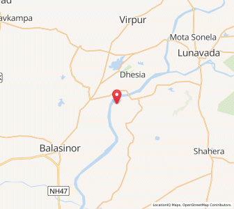 Map of Rabaria, Gujarat