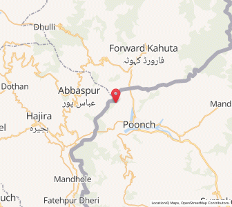 Map of Rabatanwali, Kashmir
