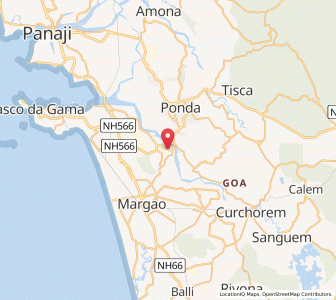 Map of Racaim, Goa