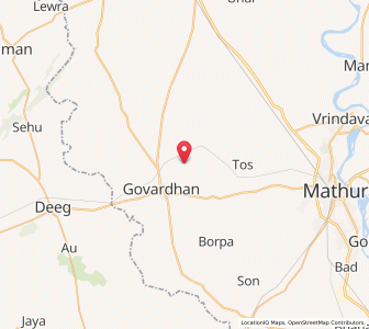 Map of Radha Kund, Uttar Pradesh