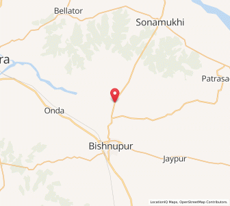 Map of Radhanagar, West Bengal
