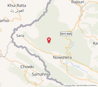 Map of Raeput Kamna, Kashmir