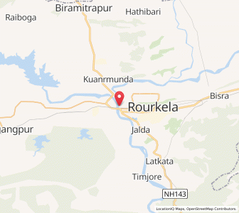 Map of Raghunathpali, Odisha