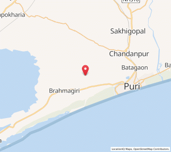 Map of Raharmal, Odisha