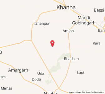 Map of Raiawal, Punjab