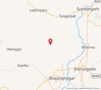 Map of Raidihi, Odisha