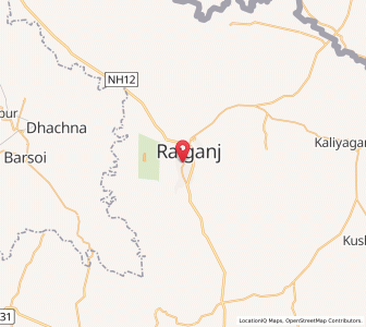 Map of Raiganj, West Bengal