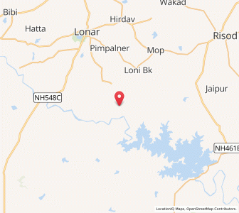 Map of Raigaon, Maharashtra
