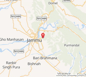 Map of Raika, Kashmir