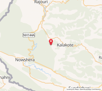 Map of Railian, Kashmir