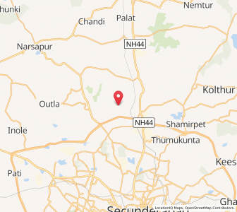 Map of Rainlaguda, Andhra Pradesh