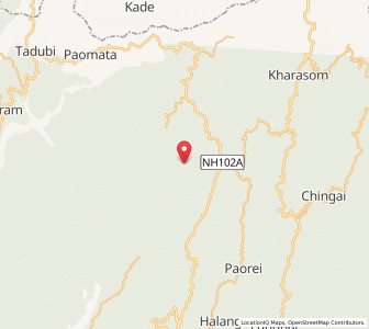 Map of Raipalomei, Manipur