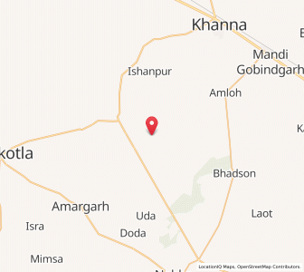 Map of Raipur Chobderan, Punjab