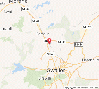 Map of Rairu, Madhya Pradesh