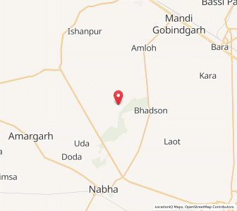 Map of Raisal, Punjab