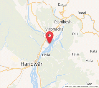 Map of Rāīwāla Bara, Uttarakhand