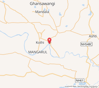 Map of Raja Takli, Maharashtra
