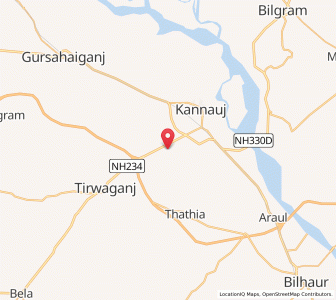 Map of Rajaimau Thakurain, Uttar Pradesh