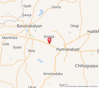 Map of Rajaisur, Karnataka