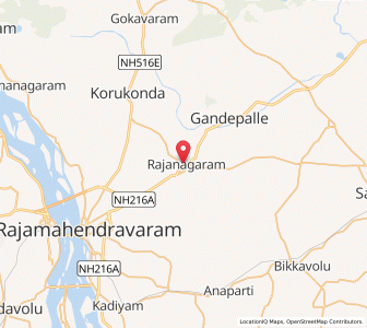 Map of Rajanagaram, Andhra Pradesh