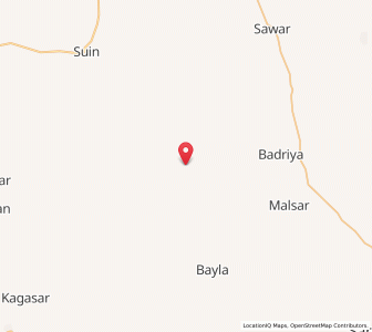 Map of Rajasar Pawaran, Rajasthan