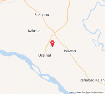 Map of Rajaula, Uttar Pradesh