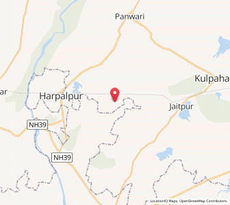 Map of Rajauni, Uttar Pradesh