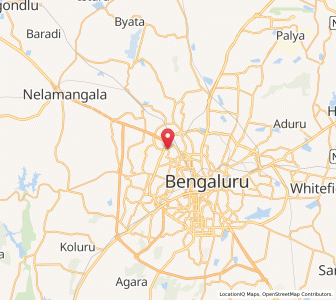 Map of RajKumar Samidhi, Karnataka