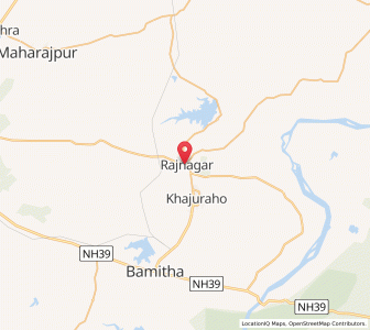 Map of Rājnagar, Madhya Pradesh