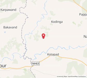 Map of Rajoda, Chhattisgarh