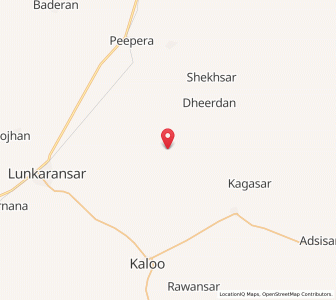 Map of Rajpura Hudan, Rajasthan