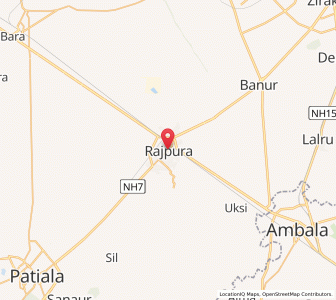 Map of Rajpura, Punjab