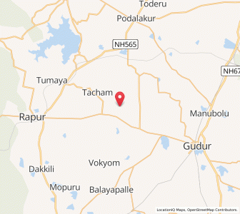 Map of Rajupalem, Andhra Pradesh