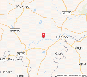 Map of Rajur Khurd, Maharashtra