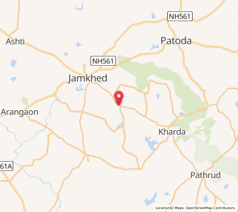 Map of Rajuri, Maharashtra