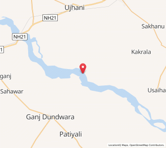 Map of Rakara Nagla, Uttar Pradesh
