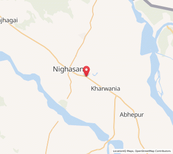 Map of Rakehti, Uttar Pradesh