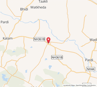 Map of Ralegaon, Maharashtra