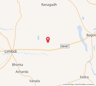 Map of Ralol, Gujarat