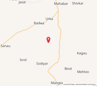Map of Ramderia, Rajasthan
