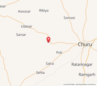 Map of Ramdevra, Rajasthan