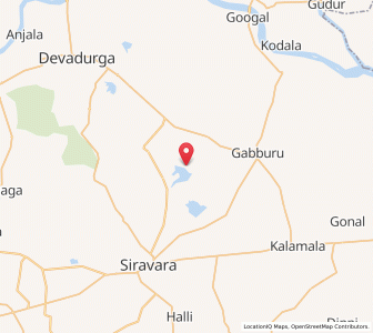 Map of Ramdrug, Karnataka