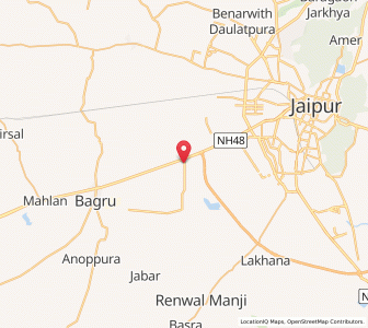 Map of Ramenandpura, Rajasthan