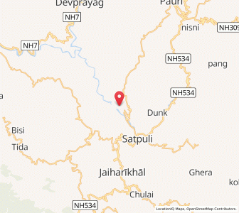 Map of Rameshpur, Uttarakhand
