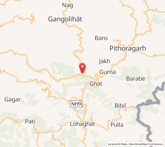 Map of Rameshwar, Uttarakhand