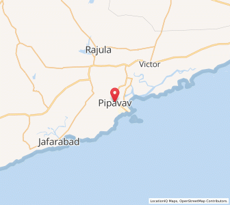 Map of Rampara, Gujarat