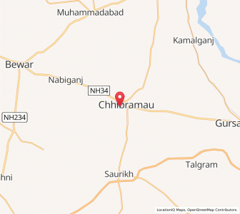 Map of Rampur Baiju, Uttar Pradesh