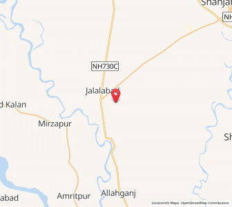 Map of Rampur Bain, Uttar Pradesh
