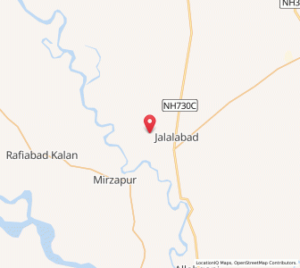Map of Rampur Dhakadandi, Uttar Pradesh